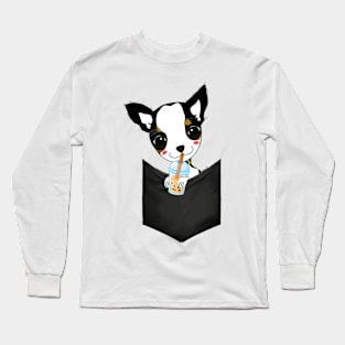 Chihuahua boba Long Sleeve T-Shirt